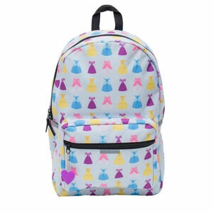 NEW Bioworld Disney Princesses Dresses Outfit All Over Print Backpack